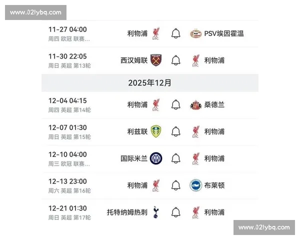 2026赛季英超赛程查询指南球队对阵时间表与比赛日程一览